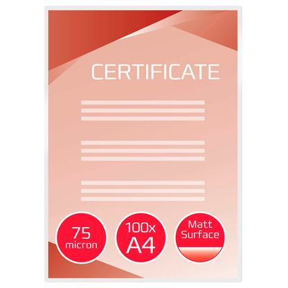 Artikelbild 3 für GBC Laminierfolien matt für A4 75 micron, 100 St., Artikelnummer 437238