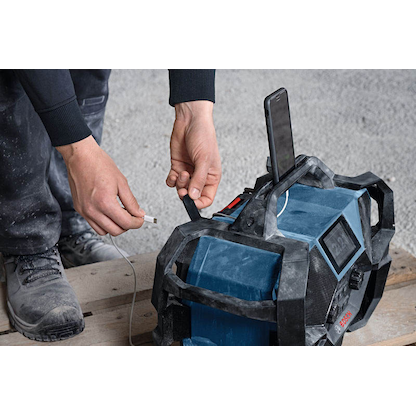 Artikelbild 5 für BOSCH Professional GPB 18VH-6 SRC Baustellenradio blau, Artikelnummer 486078