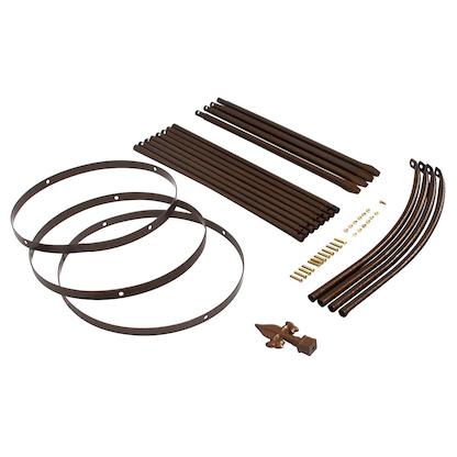 Artikelbild 3 für relaxdays Rankobelisk Metall, Ø 35,0 cm braun rund, 1 St., Artikelnummer 448872