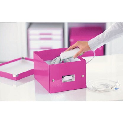 Artikelbild 5 für LEITZ Click & Store Aufbewahrungsbox 7,4 l pink 21,6 x 28,2 x 16,0 cm, 1 St., Artikelnummer 127191