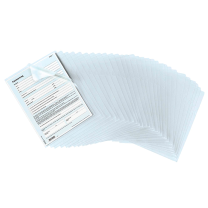 Artikelbild 2 für FALKEN Sichthüllen DIN A4 transparent genarbt 0,09 mm, 100 St., Artikelnummer 249680