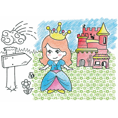 Artikelbild 4 für Maped® Creativ Magische Maltafel TEXTUR´ART Ritter türkis, Artikelnummer 300469