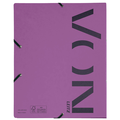 Artikelbild 7 für VON LEITZ Ringbuch 2-Ringe violett 2,5 cm DIN A4, 1 St., Artikelnummer 669779