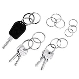 Artikelbild 1 für WEDO Schlüsselring silber, 15 St., Artikelnummer 193730