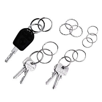 Artikelbild für WEDO Schlüsselring silber, 15 St., Artikelnummer 193730