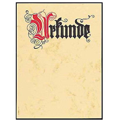 Artikelbild für SIGEL Briefpapier Urkunde Motiv DIN A4 185 g/qm 12 Blatt, Artikelnummer 427856