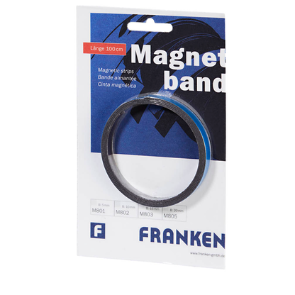 Artikelbild 2 für FRANKEN Magnetband blau 1,0 cm x 1,0 m, 1 St., Artikelnummer 351407