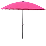 Artikelbild 1 für Garden Pleasure Sonnenschirm rund, pink Ø 260,0 cm, 1 St., Artikelnummer 480133