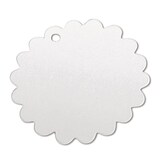 Artikelbild 1 für Rayher Geschenkanhänger weiß Tags-Scallop Ø 5,7 cm, 26 St., Artikelnummer 958475
