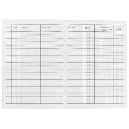 Artikelbild 4 für Fahrtenbuch, Pkw mit Kraftstoffverbrauch Formularbuch 4251, 1 St., Artikelnummer 884167