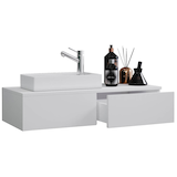 Artikelbild 1 für VCM my bath Badmöbel-Set 2-teilig Gudas 914874 weiß 85,0 x 35,0 x 14,0 cm, Artikelnummer 389793