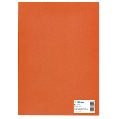 Artikelbild 2 für HERMA Heftumschlag glatt orange Papier DIN A5, 1 St., Artikelnummer 361137