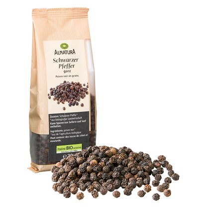 Artikelbild für ALNATURA Schwarzer Pfeffer Bio-Gewürz, 70,0 g, Artikelnummer 293611