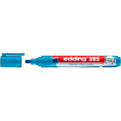 Artikelbild 2 für edding 385 Flipchart-Marker blau 1,0 - 5,0 mm, 1 St., Artikelnummer 530507
