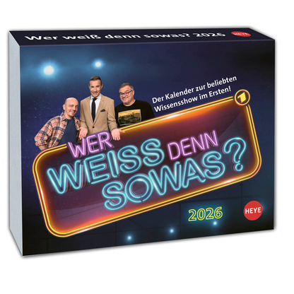 Artikelbild für Heye Abreißkalender Wer weiß denn sowas 2026, 1 St., Artikelnummer 551269