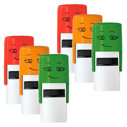 Artikelbild für COLOP Little NIO Emoji Motivstempel-Set Belohnung Smiley 1,7 x 1,7 cm, 6 St., Artikelnummer 619997