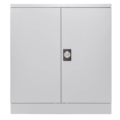 Artikelbild 5 für Gürkan Stahlschrank 109941 lichtgrau 2 Fachböden 92,0 x 42,0 x 100,0 cm, zerlegt, 1 St., Artikelnummer 220691