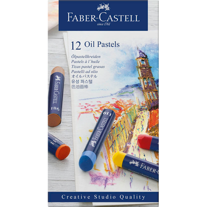 Artikelbild 2 für FABER-CASTELL Pastell Ölkreide farbsortiert 12 St., Artikelnummer 491718