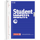 Artikelbild 1 für BRUNNEN Collegeblöcke Student Kleinformat liniert DIN A5 Innenrand, 1 Block, Artikelnummer 732907