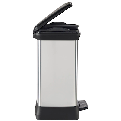 Artikelbild 6 für curver DECOBIN DUO Mülltrenner 10,0 + 18,0 l silbermetallic, 1 St., Artikelnummer 701115