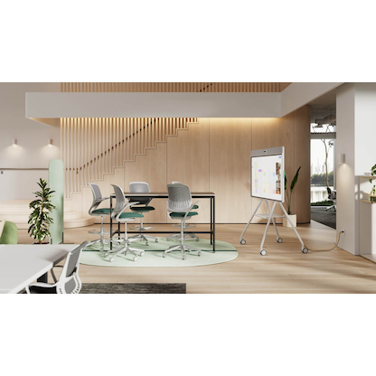 Artikelbild 5 für Logitech Display-Ständer Rally Board Cart 65 weiß, Artikelnummer 649192