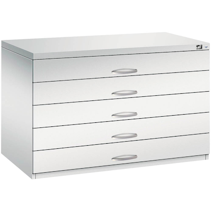 Artikelbild 4 für CP 7100 Planschrank lichtgrau 5 Schubladen 110,0 x 76,5 x 76,0 cm, 1 St., Artikelnummer 681895
