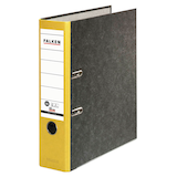Artikelbild 1 für FALKEN Recycling Ordner gelb marmoriert Karton 8,0 cm DIN A4, 1 St., Artikelnummer 872283