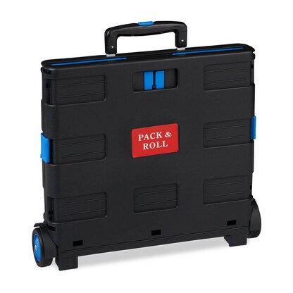 Artikelbild 3 für relaxdays Einkaufstrolley Kunststoff schwarz 46,0 x 37,0 x 39,0 cm, Artikelnummer 361974