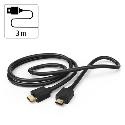Artikelbild 2 für hama Ultra High Speed HDMI Kabel 3,0 m schwarz, 1 St., Artikelnummer 678942