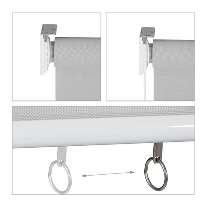 Artikelbild 6 für relaxdays Seitenmarkise hellgrau 140,0 x 180,0 cm, Artikelnummer 770531