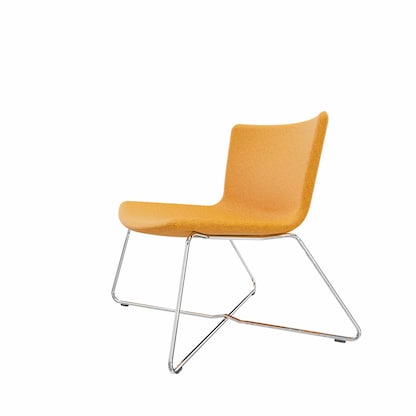 Artikelbild 2 für fm Sessel LODUS orange chrom Stoff 86,0 x 72,0 x 80,0 cm, 1 St., Artikelnummer 448476