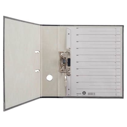 Artikelbild 2 für LEITZ Trennblätter 1654 DIN A4 1-0 grau, 200 g/qm, 100 St., Artikelnummer 781021