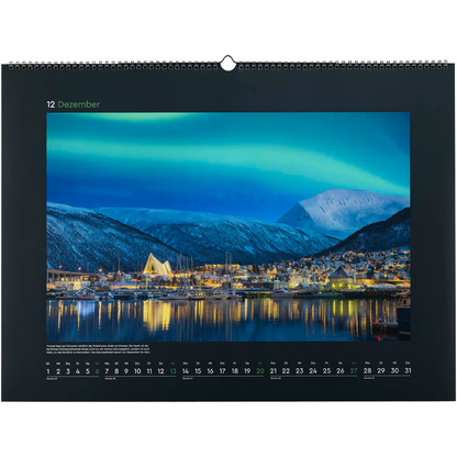 Artikelbild 14 für KUNTH Monats-Wandkalender Hurtigruten 2026, 1 St., Artikelnummer 575938