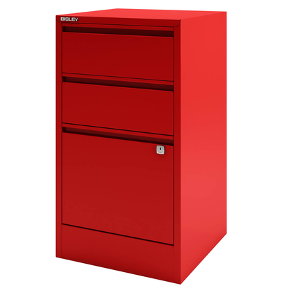 Artikelbild 5 für BISLEY Home Hängeregistraturschrank kardinalrot 3 Schubladen 41,3 x 40,0 x 67,2 cm, 1 St., Artikelnummer 454456