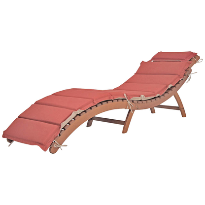 Artikelbild 2 für Garden Pleasure Sonnenliege Nassau braun Holz, Artikelnummer 129268