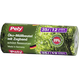 Artikelbild 1 für Pely Müllbeutel Öko 35,0 l grün, 12 St., Artikelnummer 137964