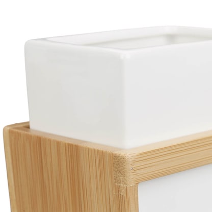 Artikelbild 8 für relaxdays Badaccessoires-Set braun, 1 Set, Artikelnummer 373297