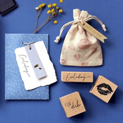 Artikelbild 5 für artoz Motivstempel Einladung 6,0 x 2,0 cm, 1 St., Artikelnummer 129058