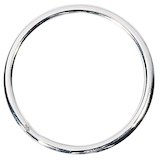 Artikelbild 1 für WEDO Schlüsselring silber, 100 St., Artikelnummer 404016