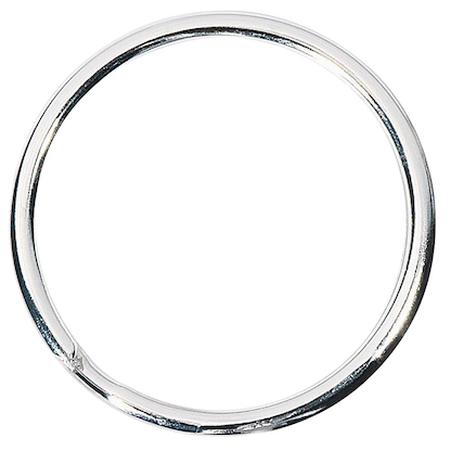 Artikelbild für WEDO Schlüsselring silber, 100 St., Artikelnummer 404016