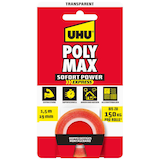Artikelbild 1 für UHU POLY MAX SOFORT POWER Montageband 19,0 mm x 1,5 m, 1 Rolle, Artikelnummer 743759