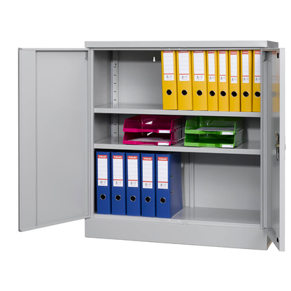 Artikelbild 8 für Gürkan Stahlschrank 109941 lichtgrau 2 Fachböden 92,0 x 42,0 x 100,0 cm, zerlegt, 1 St., Artikelnummer 220691