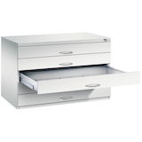 Artikelbild 1 für CP 7100 Planschrank lichtgrau 5 Schubladen 110,0 x 76,5 x 76,0 cm, 1 St., Artikelnummer 681895