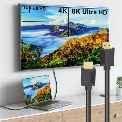 Artikelbild 4 für hama Ultra High Speed HDMI Kabel 3,0 m schwarz, 1 St., Artikelnummer 678942