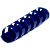 Artikelbild 1 für LMG Kunststoffbinderücken blau für 85 Blatt, 100 St., Artikelnummer 547299