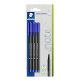 Artikelbild 1 für STAEDTLER triplus® Fineliner blau 0,3 mm, 4 St., Artikelnummer 619649