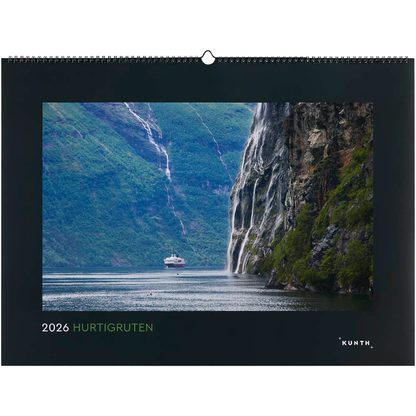 Artikelbild für KUNTH Monats-Wandkalender Hurtigruten 2026, 1 St., Artikelnummer 575938