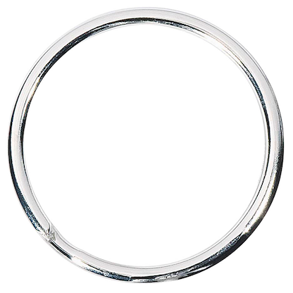 Artikelbild für WEDO Schlüsselring silber, 100 St., Artikelnummer 404027