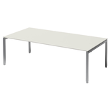 Artikelbild 1 für BISLEY Konferenztisch Cito grauweiß, silber rechteckig, 4-Fuß-Gestell silber, 240,0 x 120,0 x 65,0 - 85,0 cm, Artikelnummer 257497