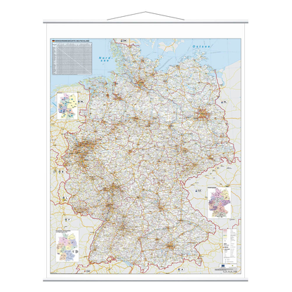 Artikelbild für FRANKEN Straßenkarte Karton, Artikelnummer 801621
